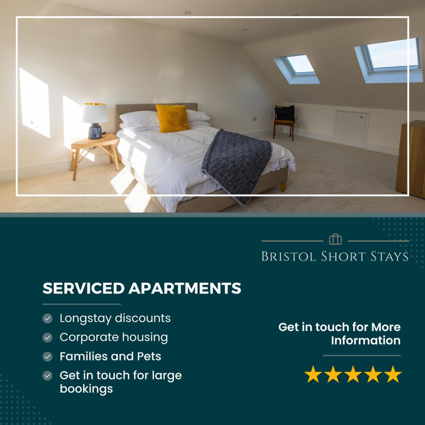 Amazing New 3 Double Bed House In Staple Hill! Διαμέρισμα Μπρίστολ Εξωτερικό φωτογραφία